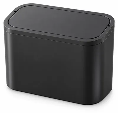 Image de Poubelle compacte de 1,6 litre avec couvercle