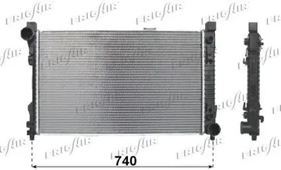 Produktbild von FRIGAIR 0106.3056 Kühler Wasserkühler Motorkühler passend für MERCEDES-BENZ C-Klasse Limousine (W203) C-Klasse T-modell (S203) C-Klasse Limousine CLK