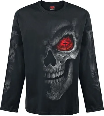 Produktbild von Spiral Langarmshirt Herren Death Stare schwarz XXL