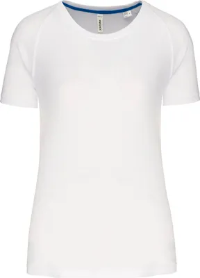 Produktbild von Proact Damen Sport T-Shirt Funktions Shirt Sport Fitness Atmungsaktiv, Größe:L, Farbe:Weiß