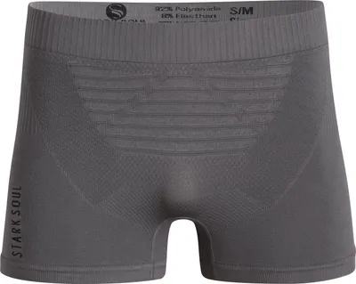 Produktbild von Stark Soul® Sport Boxershorts Herren Seamless Sportunterwäsche -Performance-, leicht und Atmungsaktiv – Grau – Gr: M/L