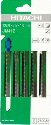 Produktbild von HIKOKI Satz mit 5 Stichsägeblättern JM40B-T318AF 7,5x105x132mm 750089 EAN: 8717574050691