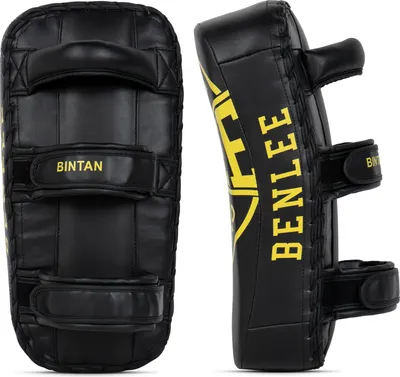 Produktbild von Unterarmpratzen aus Kunstleder BINTAN Black/Yellow one size BENLEE
