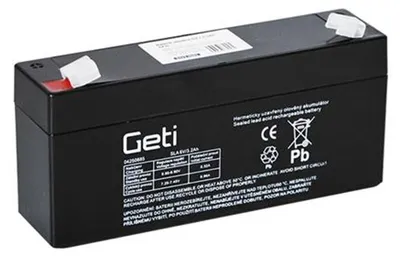 Produktbild von Blei-Säure-Batterie, 6V, 3,2Ah, GETI