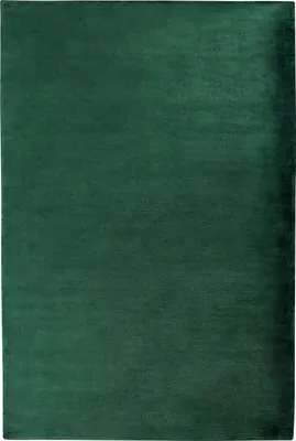 Produktbild von BELIANI Teppich Dunkelgrün Viskose 200 x 300 cm Kurzflor Rechteckig mit Baumwoll-Unterseite Skandinavischer Stil Handgewebt Wohnzimmer Schlafzimmer