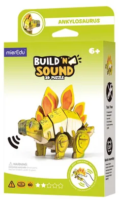 Obrázek produktu pro 3D skládačka Stegosaurus se zvukem k sestavení