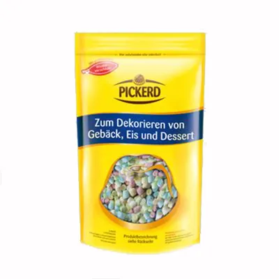 Produktbild von Pickerd Mini Marshmallows in pastellig bunten Farben Backdeko 250g
