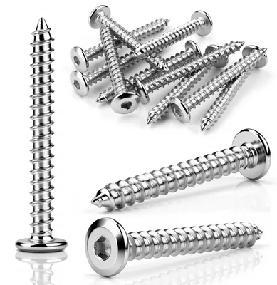 Obrázek produktu pro 25 samořezných šroubů M6 x 55 mm z nerezové oceli