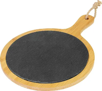 Image de Westmark plat de service Tapas + Friends ardoise en bambou 33x23x1cm, ardoise/naturel