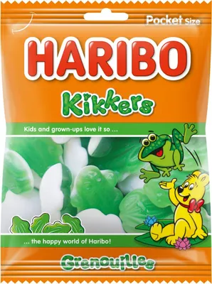Produktbild von HARIBO Fruchtgummi Frösche 28 x 75 Gramm