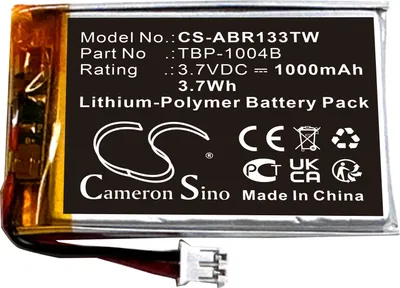 Immagine prodotto di TECHTEK Batteria compatibile con [Albrecht] Bambini, Reer 50133 Care and talk, Tectalk Float sostituisce TBP-1004B
