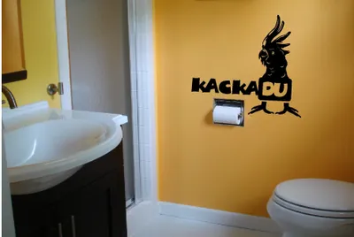 Produktbild von Kakadus, Kackadu , Toilettenaufkleber, Papagei - Wandaufkleber