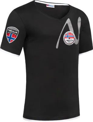 Zdjęcie produktu dla Nebulus T-shirt RUNE men, koszula, T-shirt, V-neck, P5360 - men, czarny, M