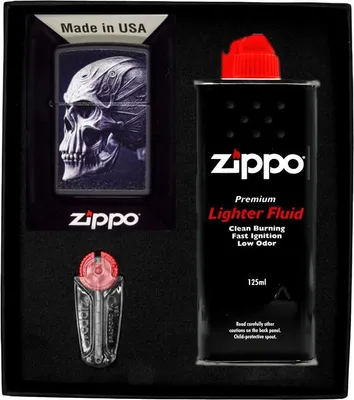 Obrázok produktu pre Sada zapaľovačov ZIPPO CYBERPUNKT SKULL dar No1
