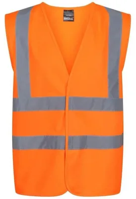 Imagen del producto de Chaleco reflectante para hombre, modelo LT266 (talla L), color naranja