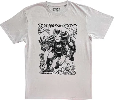 Image de Iron Man - T-shirt homme/femme unie RO10121 (XL) (Naturel)