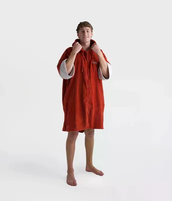 Produktbild von DRYROBE Fullzip Handtuchmantel Baumwolle Orange S