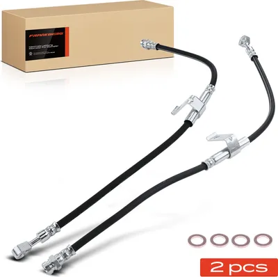 Obrázok produktu pre Frankberg 2x brzdová hadica Brzdové hadice zadné ľavé pravé pre Hyundai Sonata III Y-3 2.0L 3.0L