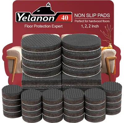 Productafbeelding van Zelfklevende rubberen meubelglijders, 40 stuks, antislip, voor meubelpoten