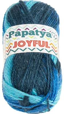 Produktbild von Garn JOYFUL - 100g / 200 m - Blau, Dunkelblau