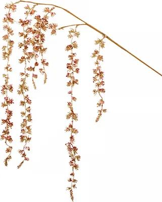 Produktbild von Weihnachts-Glitzerzweig Hängedeko für Weihnachten goldfarben 97 cm -