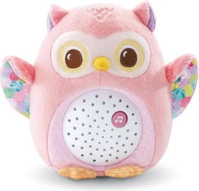 Immagine prodotto di VTECH BABY Notte musicale gufo, rosa, 0-6 anni, suoni della natura, rumori bianchi, 3 canzoni, 30 melodie