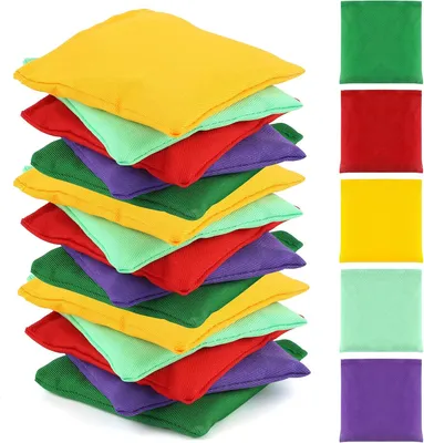 Image de Sacs de cornhole - Lot de 15 - Sacs de 10 cm pour lancer, ensemble