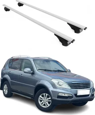 Immagine prodotto di Barre portatutto trasversali per Ssangyong Rexton 2012-2024, colore argento