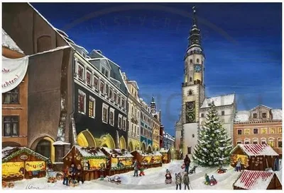 Produktbild von Adventskalender Weihnachten in Görlitz mit Stadtmotiv