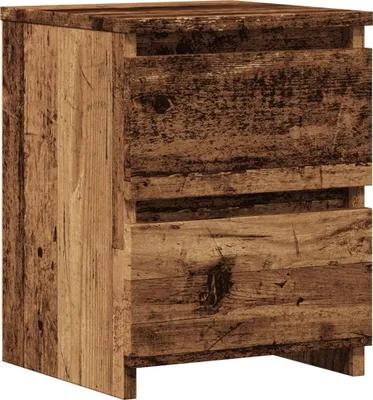 Produktbild von Nachttisch Altholz-Optik 30×30×40 cm Holzwerkstoff