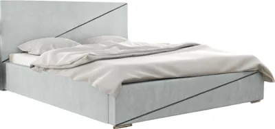 Produktbild von FURMEB24 - LOU 160 x 200cm Boxspringbett mit zwei Bettk€sten - Polsterbett mit Holzrahmen - Doppelbett mit hohem Kopfteil - Stoff Magic Velvet - Hellgrau