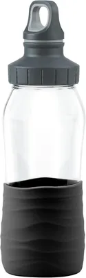 Produktbild von Emsa Drink2Go Glas Trinkflasche 0.5 Liter Schraubverschluss Auslaufsicher Spülmaschinenfest