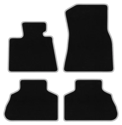 Immagine prodotto di Tappetini in moquette per BMW X5 G05 2018- (SUV) – set 4 pezzi, nero/argento, su misura – Wielganizator CARLUX