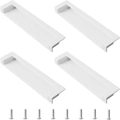 Produktbild von Premium Deurgrepen 4er Set aus Kunststoff, weiß, 143 mm