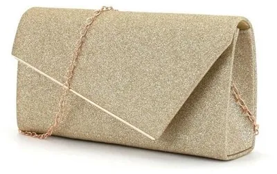 Immagine prodotto di Azomor® Elegante pochette con catena per occasioni speciali – Design glamour, ecopelle di alta qualità, ideale per matrimoni e feste