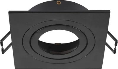 Produktbild von SLV 1007340 NEW TRIA 75, Deckeneinbauring, L: 9 B: 9 H: 2.6 cm, schwarz
