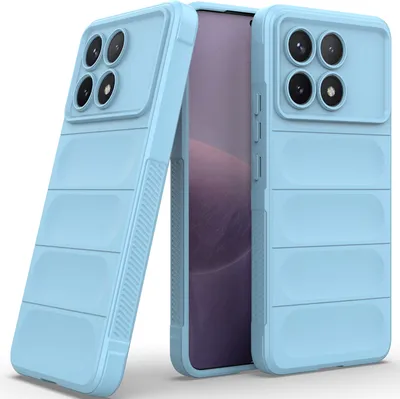 Produktbild von Handyhülle für Xiaomi Redmi K70 / K70 Pro Weich TPU Silikon Stossfest Anti-rutsch Hülle Blau