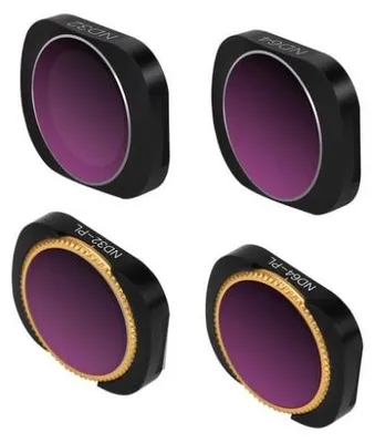 Imagen del producto de Kit de filtros para lentes ND-X, modelo 4, compatible con Osmo Pocket 1/2