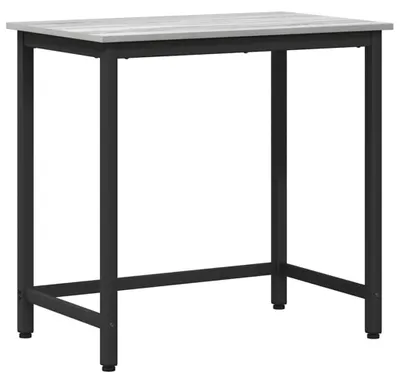 Obrázek produktu pro Solidchoice – Stůl s nastavitelnou výškou, šedá barva Sonoma, rozměry 100 x 50 cm