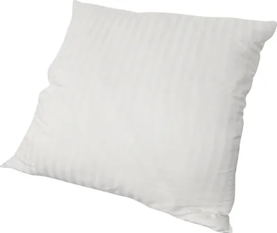 Produktbild von Bettwäsche 135x200 + 80x80 Satin HOTEL DAMAST Premium Baumwolle 1 teilig Kissenhülle weiss ca. 80x80 cm