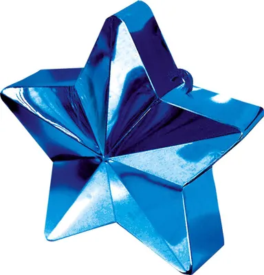 Produktbild von Ballongewicht "Stern" 150g | Blau