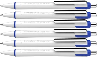 Produktbild von Schneider AG Slider Xite, Clip, Stick-Kugelschreiber, Nachfüllbar, Blau, 6 Stück(e)