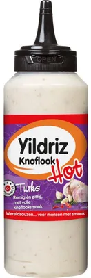 Produktbild von Yildriz Türkische Knoblauch Hot Sauce 265g – Würzige, scharfe Knoblauchsauce