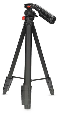 Produktbild von Nedis Stativ - Maximale Belastbarkeit: 3 kg - Min. arbeitshöhe: 41.5 cm - Max. Arbeitshöhe: 160 cm - 5 Segmente - Pan & Tilt - Tragetasche enthalten - ABS / Aluminium - Schwarz