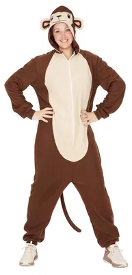 Produktbild von Rubies Overall für Erwachsene, Herren und Damen, Jumpsuit mit Kapuze und Schwanz, Kostüme für Karneval, Junggesellenabschied, Cosplay und Partys