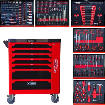Immagine prodotto di Toolcar F-Tools Red XXL carrello da officina Carrello porta attrezzi