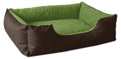 Obrázek produktu pro Pelíšek pro psy LUPI omyvatelný,(M) cca 70x55x18cm,MYSTIC (hnědá/zelená)