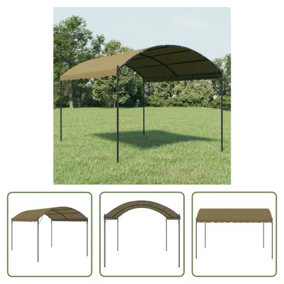 Produktbild von The Living Store Pavillon 4x3x2,6 m Taupe 180 g/m²