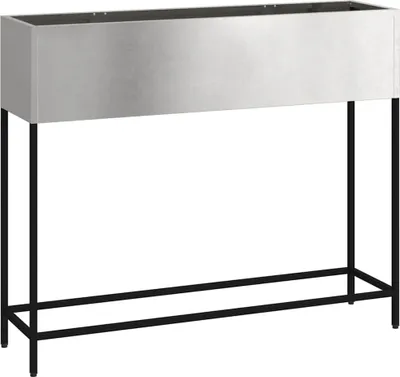 Produktbild von vidaXL Hochbeet Gartenpflanzer Silber 100 x 26 x 82 cm Edelstahl