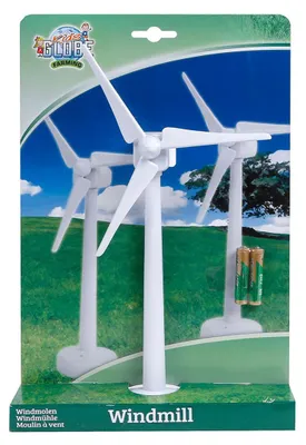 Produktbild von Van Manen Windmühle weiß 29 cm  inkl. Batterien im Maßstab 1:87